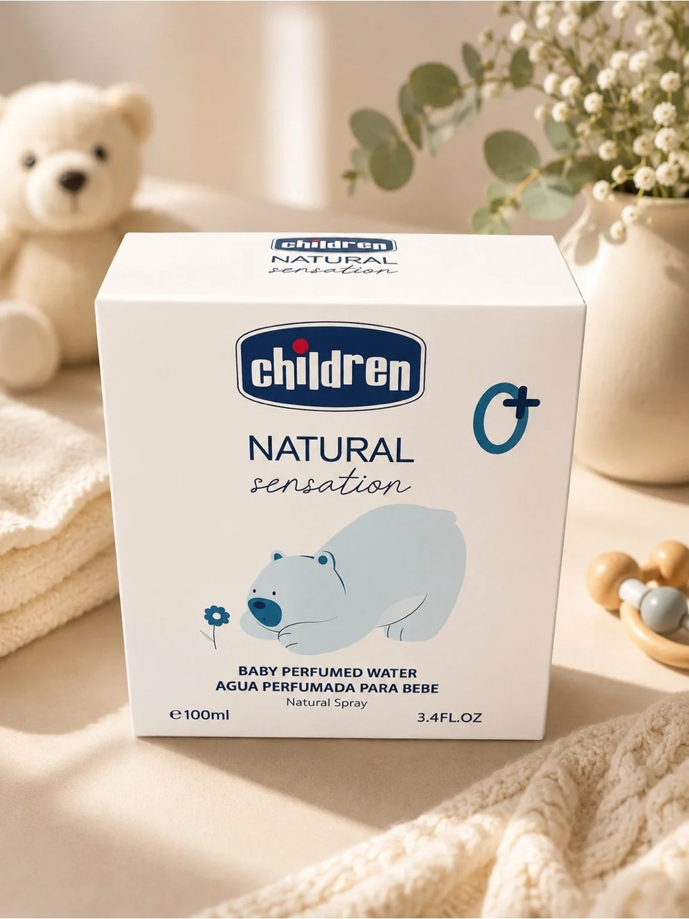 Children Natural Sensation Baby Perfumed Water - White & Blue